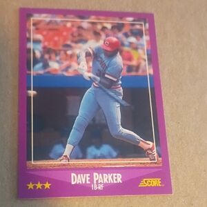 Dave Parker Baseball Card